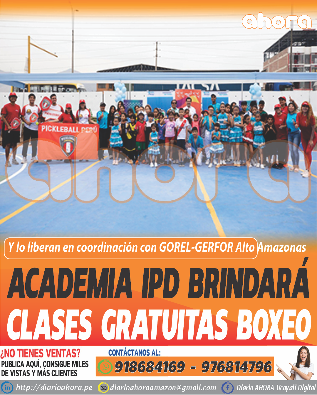 ACADEMIA IPD BRINDARÁ CLASES GRATUITAS BOXEO Diario Ahora