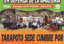 TARAPOTO SEDE CUMBRE POR DEFENSA DE LA AMAZONÍA