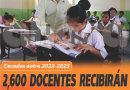 2,600 DOCENTES RECIBIRÁN PAGO DE CTS EN JULIO