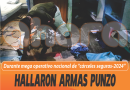 HALLARON ARMAS PUNZO CORTANTES HECHIZAS EN PENAL