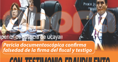 CON TESTIMONIO FRAUDULENTO HABRÍAN CONDENADO A IMPUTADO