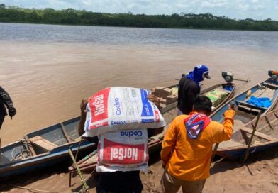 OCHO SUR ENTREGÓ MÁS DE 2.5 TONELADAS DE VÍVERES A COMUNIDAD NATIVA SHAMBO PORVENIR