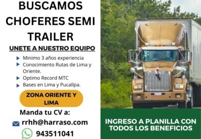 BUSCAMOS CHOFERES SEMI TRAILER