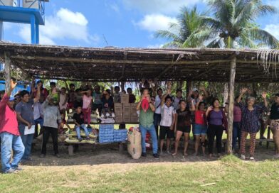 OCHO SUR ENTREGA 4.75 TONELADAS DE VÍVERES APOBLACIONES ORIGINARIAS INUNDADAS POR LLUVIAS