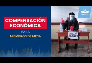 MIEMBROS DE MESA YA PUEDEN COBRAR COMPENSACIÓN S/165