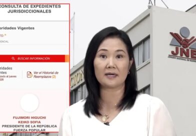 WEB OFICIAL DEL JNE  MOSTRÓ A KEIKO FUJIMORI  COMO PRESIDENTA ELECTA