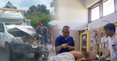AMBULANCIA  IMPACTA CONTRA  CAMIÓN EN CFB