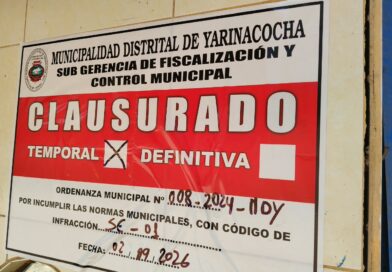 MDY CLAUSURARÍA NEGOCIO SIN PREVIA NOTIFICACIÓN
