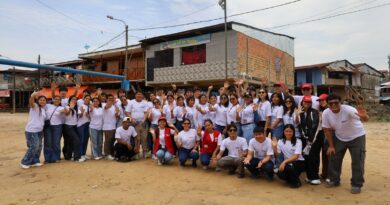 VOLUNTARIOS DE UTP LIDERAN JORNADA DE LIMPIEZA EN BELÉN